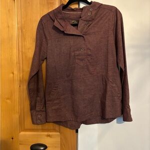 Prana burgundy pullover